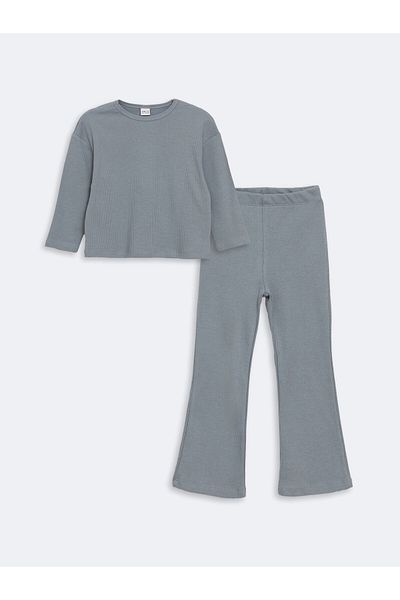 LC Waikiki Crew Neck Girls T-Shirts and Leggings