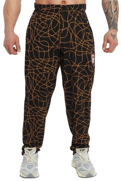 Big Sam 1211 Model Chain Patterned Body Trousers Baggy Sweatpants
