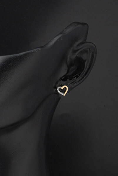 Bilezikci Kalpli Minimal 14 Ayar Altın Küpe