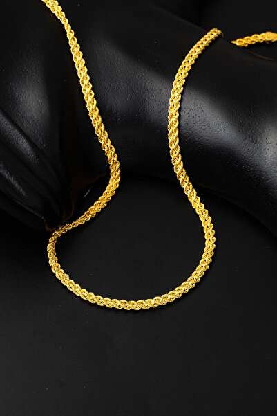 Bilezikci Burmalı Bileklik Gerdanlıklı Altın Set