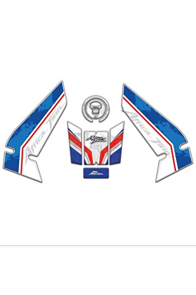 Redline Grafik Honda Africa Twin CRF1100L 2016 -2025 Uyumlu Tank Pad Seti Mav...