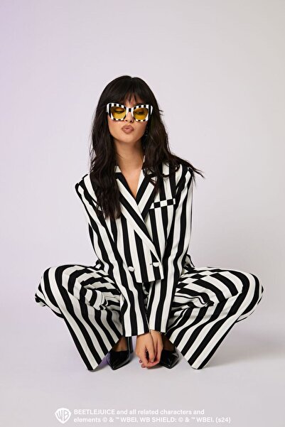 Forever 21 Çizgili Pantolon