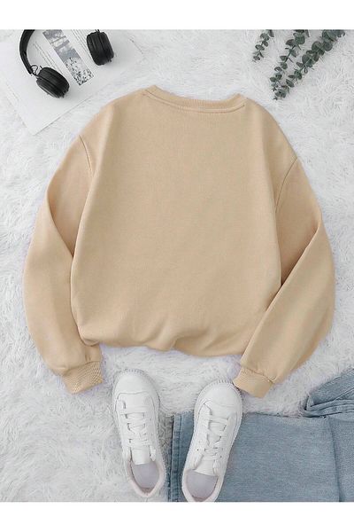 EVIus Φούτερ Los Angeles με στάμπα με λαιμόκοψη 3 κλωστών unisex