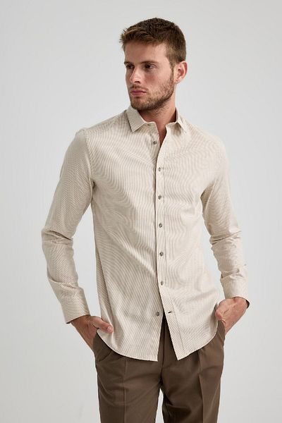 DeFacto Slim Fit Slim Fit Basic Solid Langarmshirt A7894ax23au