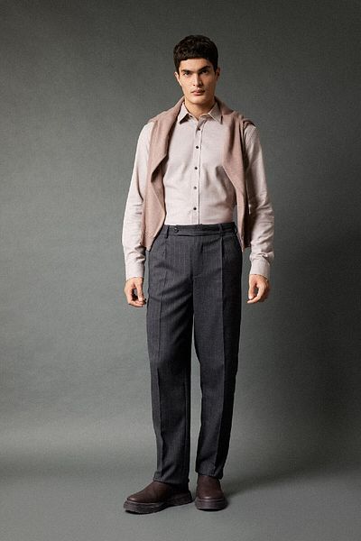 DeFacto Modern Fit flanel hosszú ujjú ing A7804ax23au