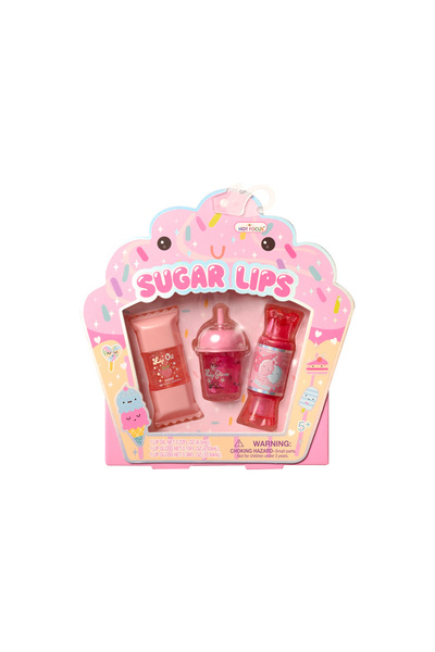 Hot Focus مجموعة أحمر الشفاه Sugar Lips مكونة من 3 قطع