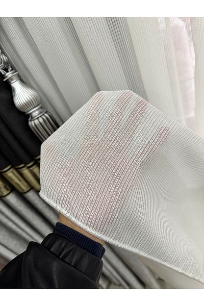 Fon Dünyası Şantuk Luxury Tulle Curtain (1/3 Close Pleat)