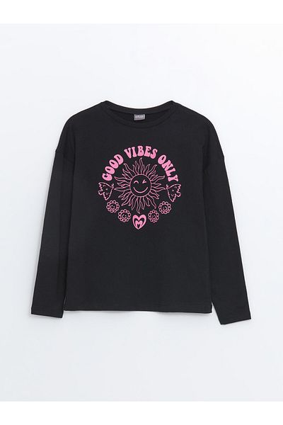LC Waikiki Dívčí tričko Crew Neck