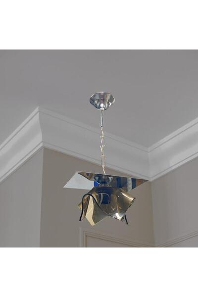 D-light Ender Tekli Avize Füme Cam