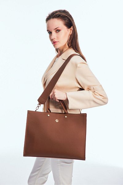 U.S. Polo Assn. Geantă de umăr pentru femei - A.Brown, Us24622