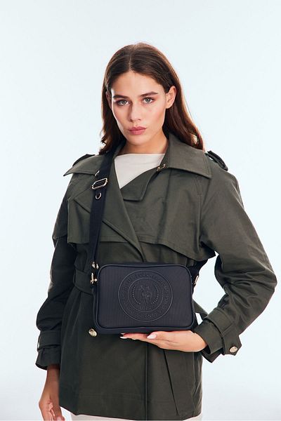 U.S. Polo Assn. Us24733 Model Negru Geantă Messenger Femei