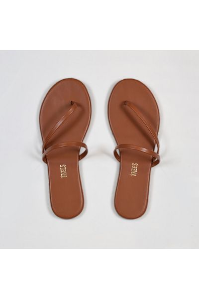 Tkees Flip-flops de zi cu zi eleganti, bronzat, cu o singură bandă