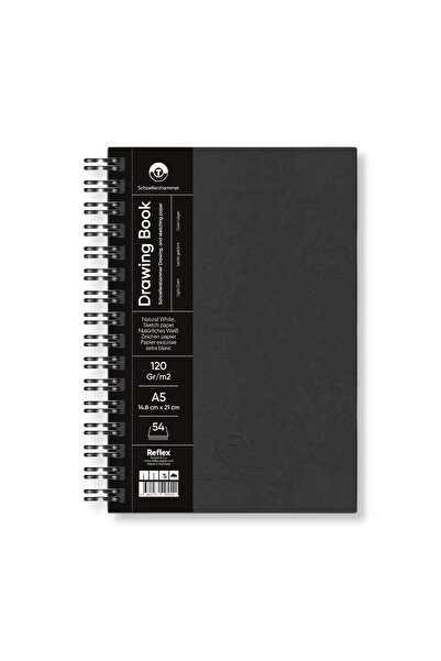 Schoellershammer Drawing Pad Sert Kapak Eskiz Çizim Defteri 120 gr. A5 54 Yaprak