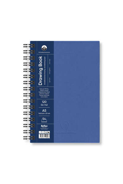 Schoellershammer Drawing Pad Sert Kapak Eskiz Çizim Defteri 120 gr. A5 54 Yaprak