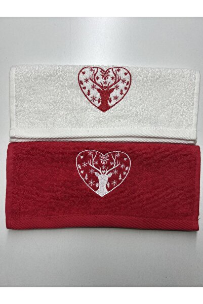 Ender Home Love Новий рік 2-х предметний подарунковий набір рушників – 30x50см