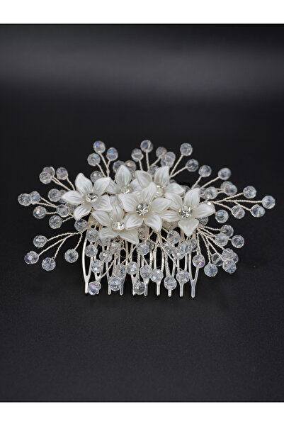 gelinmz Κομψή νυφική τιάρα και αξεσουάρ μαλλιών με κρυστάλλινη πέτρα - Όλα χε...