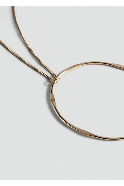 Mango Teen Ogrlica sa lančićem i prstenovima