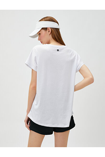 Koton Slogan sportovního bavlněného trička s potiskem