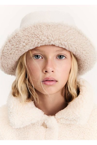 MANGO Kids Zweiseitiger Eimerhut