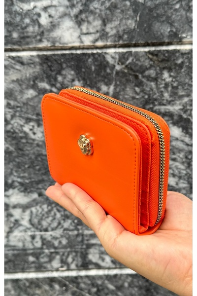 çantamgelsin Помаранчевий гаманець для жінок з декількома відділеннями (подар...