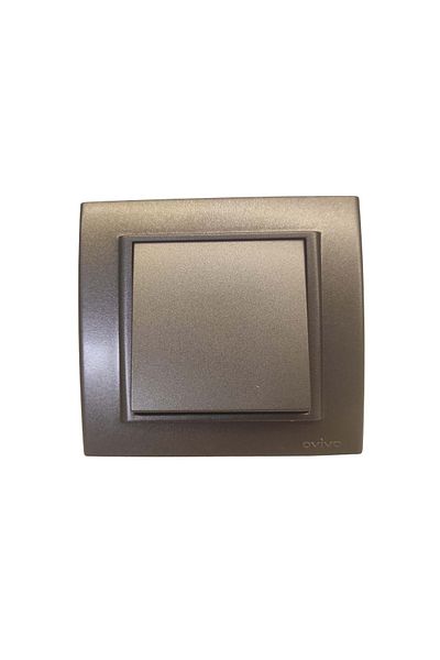 OVİVO Ovivo Smoked Switch Single Including Frame