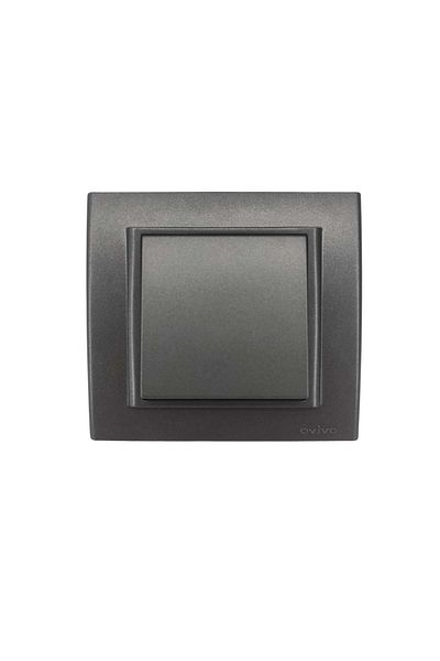 OVİVO Ovivo Smoked Switch Single Including Frame