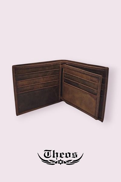 THEOS Men's Leather Wallet