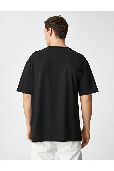 Koton Tričko s potiskem srdce, výstřih s krátkým rukávem, bavlna