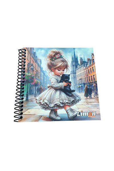 Limon Bloc de note Mini Agenda pătrată 14x14