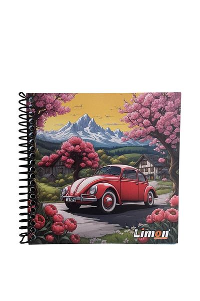 Limon لوحة مذكرة صغيرة مربعة الشكل مقاس 14 × 14