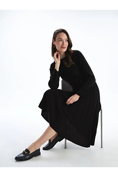 LC Waikiki Bisiklet Yaka Kadın Triko Elbise