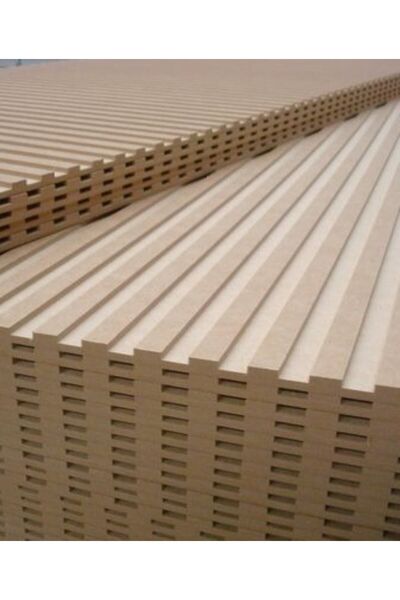 wood life Dekoratif Duvar Paneli ( 54 X 102 Cm ) Boyanabilir Ahşap 6 Mm Ham Mdf Duvar Paneli