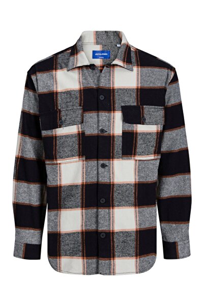 Jack & Jones Jack&jones Oversize Карликова сорочка з довгими рукавами - Повсякденний стиль