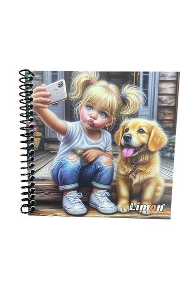 Limon Bloc de note Mini Agenda pătrată 14x14