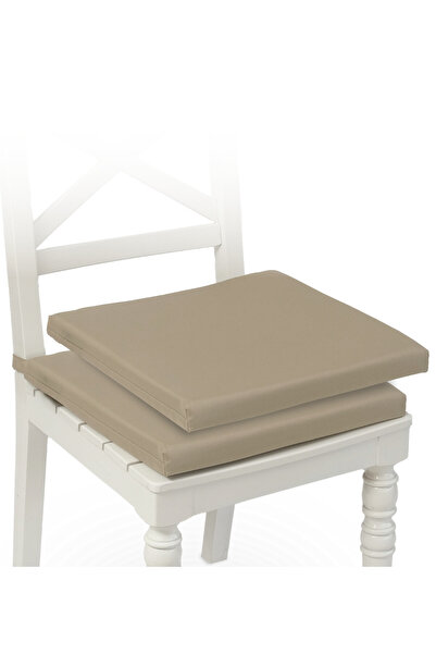 FABRİCAHOME Su Geçirmez Fermuar Kılıflı Bağlamalı Sünger Sandalye Minderi 40x...