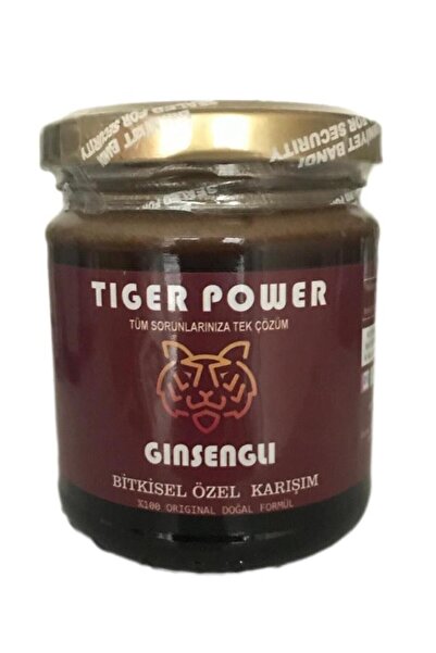 TIGER POWER Ginsengli 240 Gr Bitkisel Pekmez Karışım Macun
