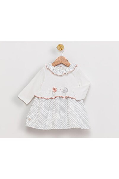 Butik Babydola Baby Dress Back Snap Combed Cotton Fabric