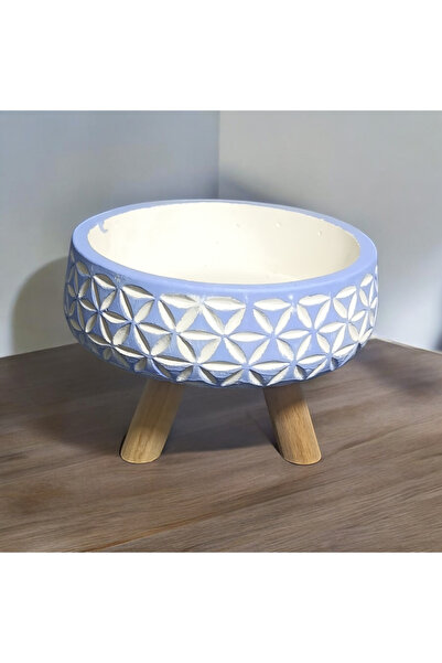 Asbar Dekor Desenli saksı