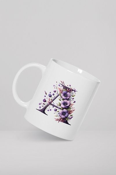 feinas Letters Porcelain Mug Cup