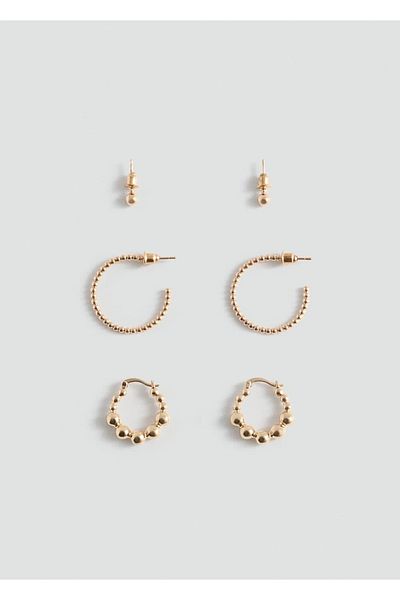Mango Teen Set of 3 Pairs of Earrings