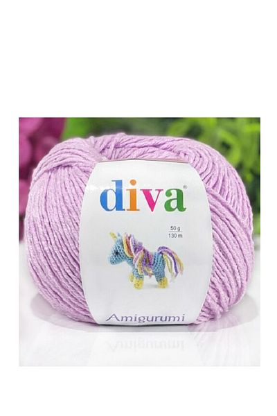 Diva İplik Diva Natural Cotton Baby Baby Floss 2135 Light Lilac