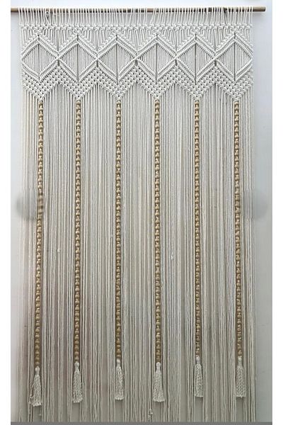 cessehome 90×200 Bohemian Macrame Curtain