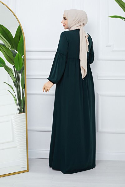 ESRE GİYİM Moda Esre Fashion Hijab Clothing Gathered Ferace