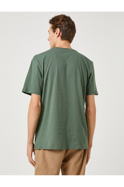 Koton College T-Shirt Tiger Printed Crew Neck Short Sleeve