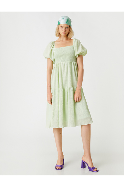 Koton Μίντι φόρεμα Gipe με λεπτομέρειες