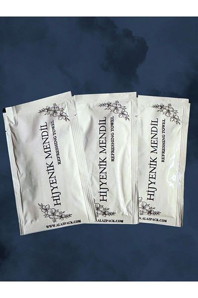 Islakmendilcim 7X12 Printed Wet Wipes - Disposable 100 Pieces