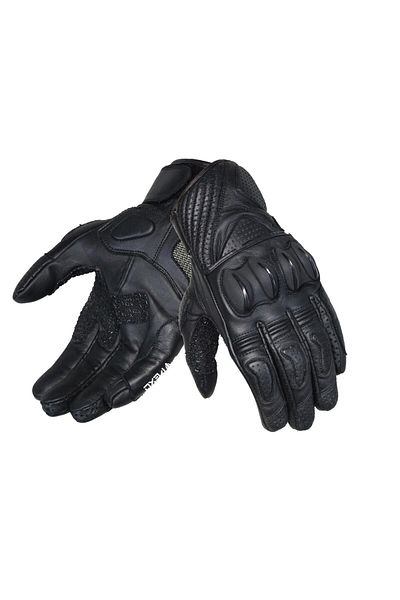 Vexo Chicago Summer Black Leder Gloves