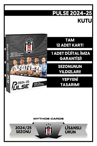 Beşiktaş Pulse Beşiktaş Futbolcu Kartları 2024/25 - Paket