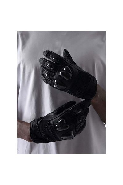Vexo Gp Tech Pro Air Summer Leather Gloves Black
