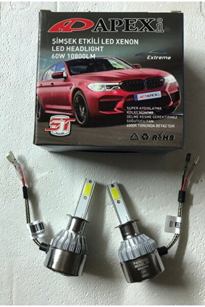 APEXİ Apexi Zenon H1 Led Xenon-şimşek Etkili-10800 Lm 6000k- Yüksek Aydınlatm...